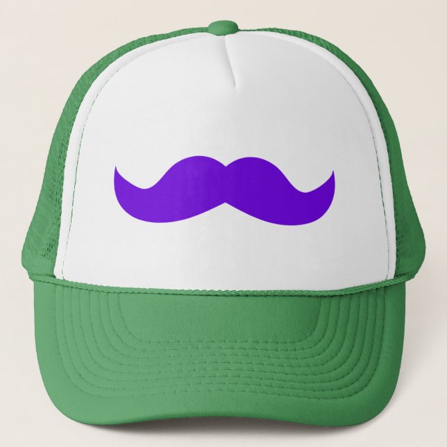 Mustache Truckerkappe (Vorderseite)