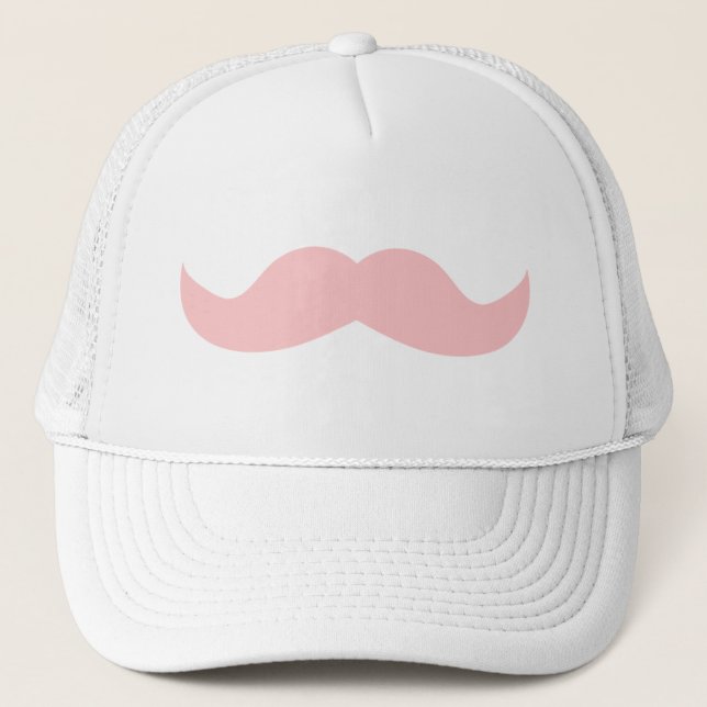Mustache Truckerkappe (Vorderseite)