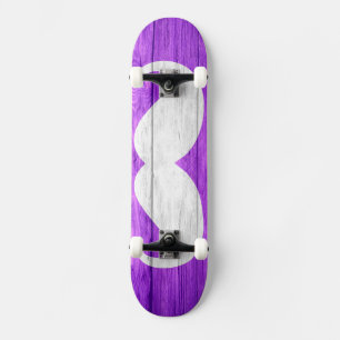 Mustache Vintag Wood #5 Skateboard