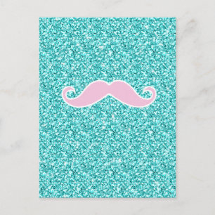 MUSTACHE VON MUSTACHE MIT MIRLY PINK AUF DIE WIRKU POSTKARTE