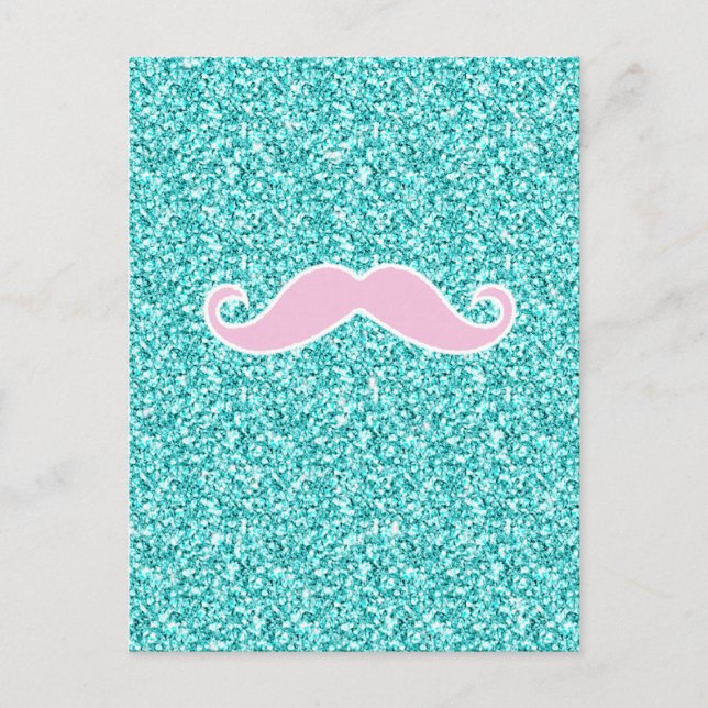MUSTACHE VON MUSTACHE MIT MIRLY PINK AUF DIE WIRKU POSTKARTE (Vorderseite)