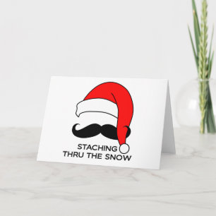 Mustache Weihnachten - Den Schnee ersticken