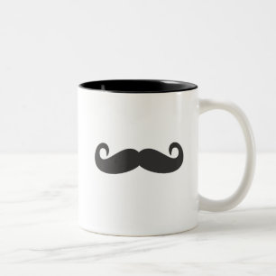 Mustache Zweifarbige Tasse