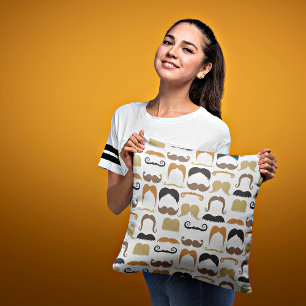 Mustaches dekoratives Kissen