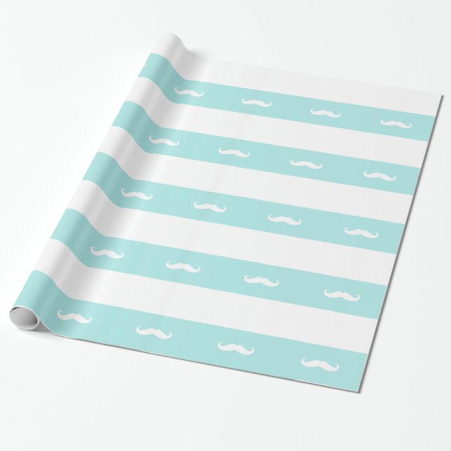 Mustaches Geschenkpapier (Ungerollt)