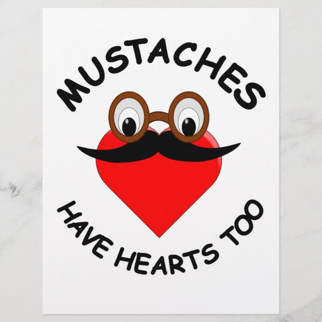 Mustaches haben auch Herz (Vorderseite)
