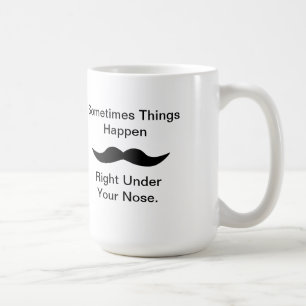 Mustaches Happen Tasse