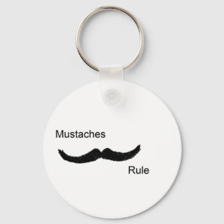 Mustaches-Regel Schlüsselanhänger