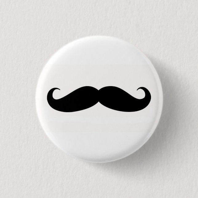 Mustachify Stift Button (Vorderseite)