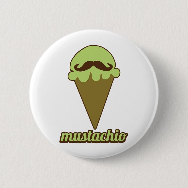 Mustachio Button (Vorderseite)