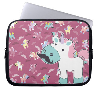 Mustachio Unicornio Laptopschutzhülle