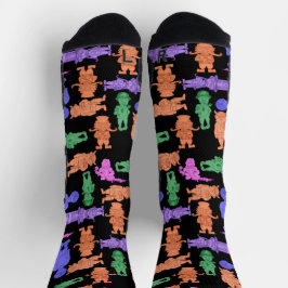 Mustachioed Men Mehrfach-Drucksocken Socken