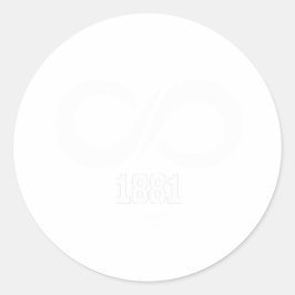 Mustafa Kemal Atatürk 1881 Runder Aufkleber