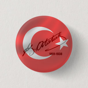 Mustafa Kemal Ataturk Button