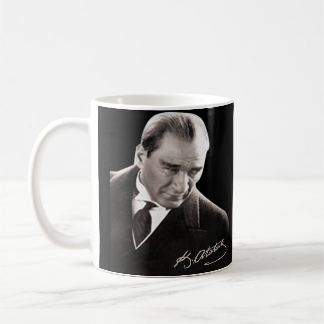 Mustafa Kemal Ataturk Kaffeetasse (Links)