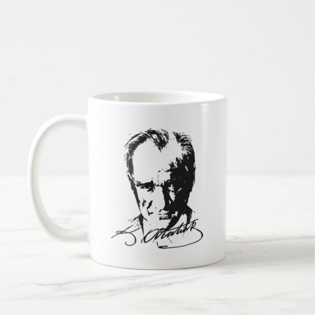 Mustafa Kemal ATATURK Kaffeetasse (Links)