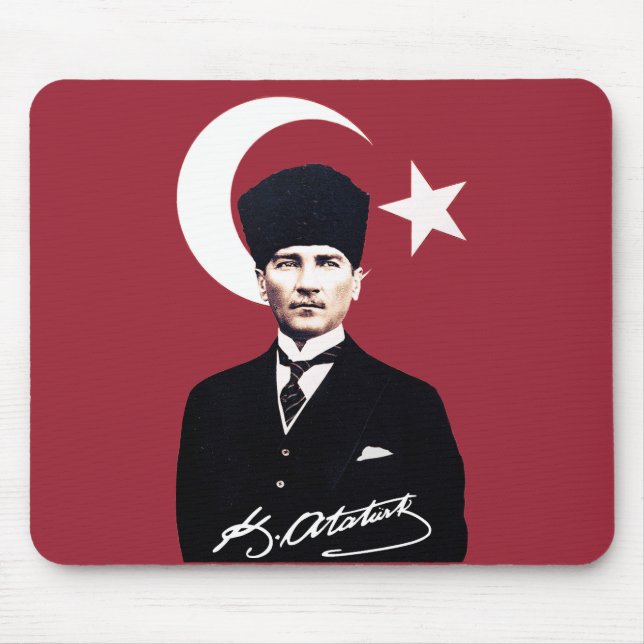 Mustafa Kemal Atatürk Mousepad (Vorne)