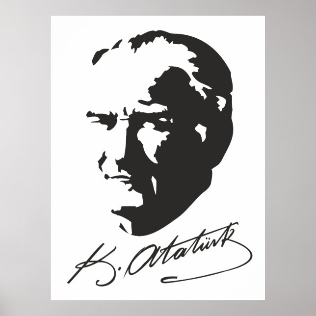Mustafa Kemal Atatürk Poster (Vorne)