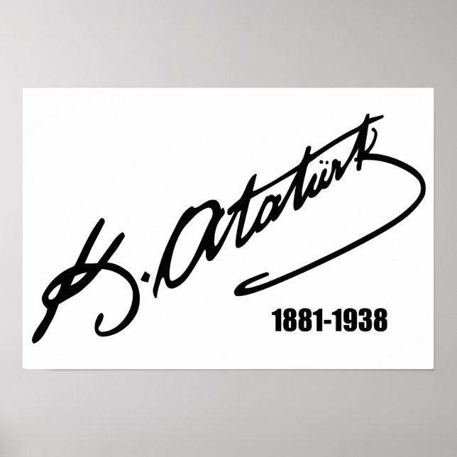 Mustafa Kemal Ataturk Poster (Vorne)