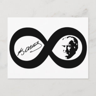 Mustafa Kemal Ataturk Postkarte