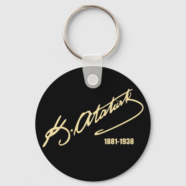 Mustafa Kemal Ataturk Schlüsselanhänger (Vorderseite)