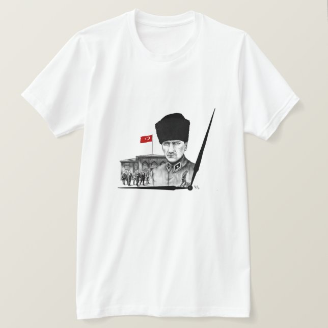 Mustafa Kemal Atatürk T - Shirt (Design vorne)