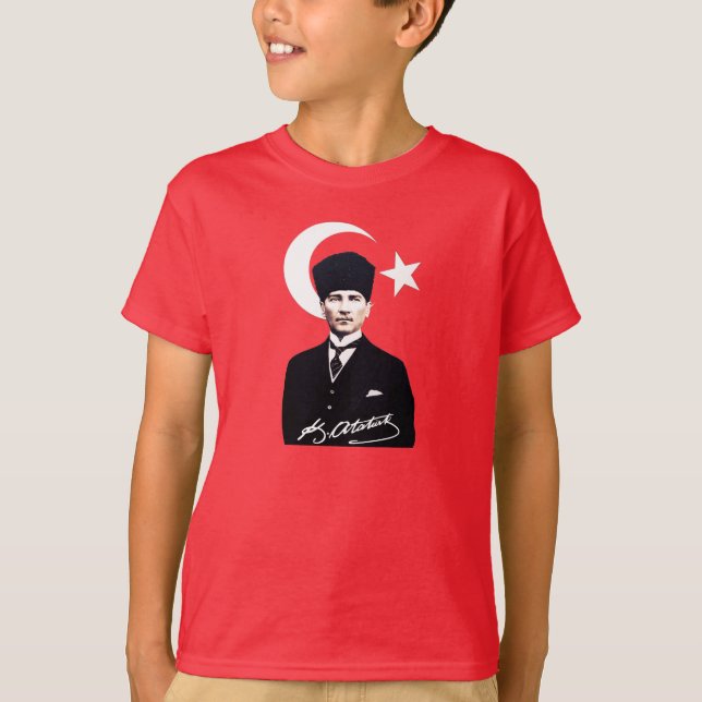 Mustafa Kemal Atatürk T-Shirt (Vorderseite)