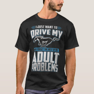Mustang Adult-Probleme T-Shirt