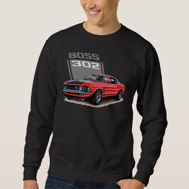 Mustang Boss 302 Sweatshirt (Vorderseite)
