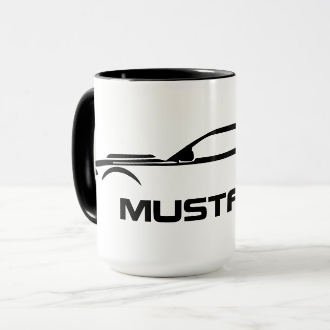 Mustang Coffee Tasse (Vorderseite Links)