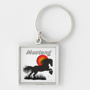 Mustang für Pferdeliebhaber Schlüsselanhänger