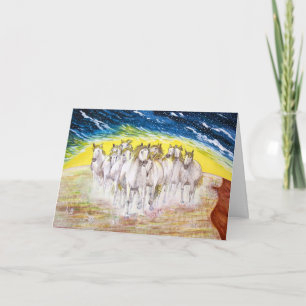 Mustang-Geist Dankeskarte