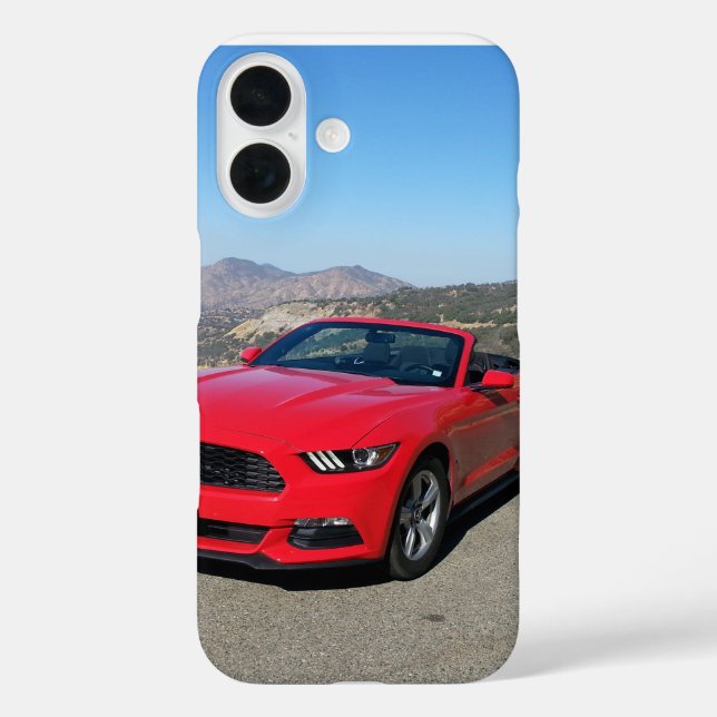 Mustang-Handyhülle Case-Mate iPhone Hülle (Rückseite)