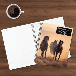 Mustang-Herde-Kalender-Planer Planer