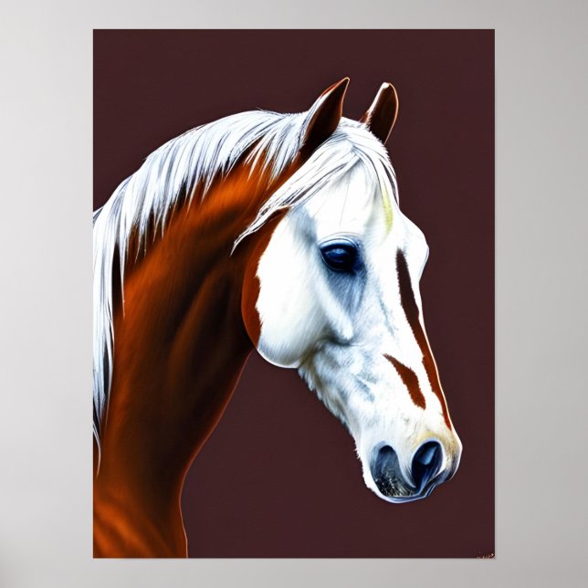Mustang Horse Poster (Vorne)