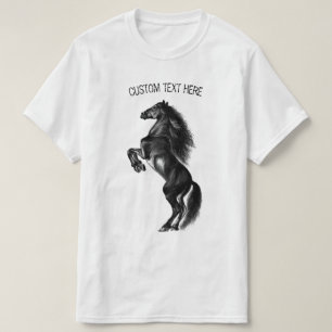 Mustang Horse T - Shirt mit benutzerdefiniertem Te