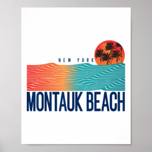 Mustang Island State Park Texas Männer surfen Frau Poster