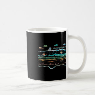 Mustang Island Texas Farbstoff Krawatte Pelican Be Kaffeetasse