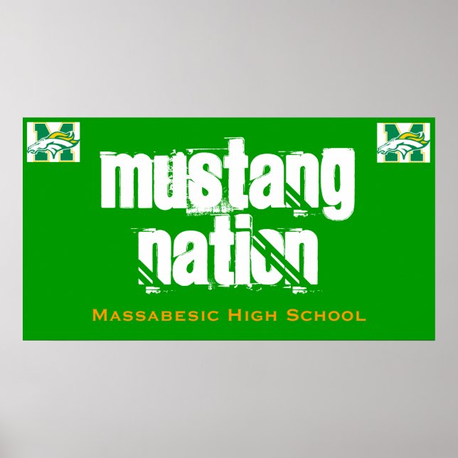 Mustang Nation Poster (Vorne)
