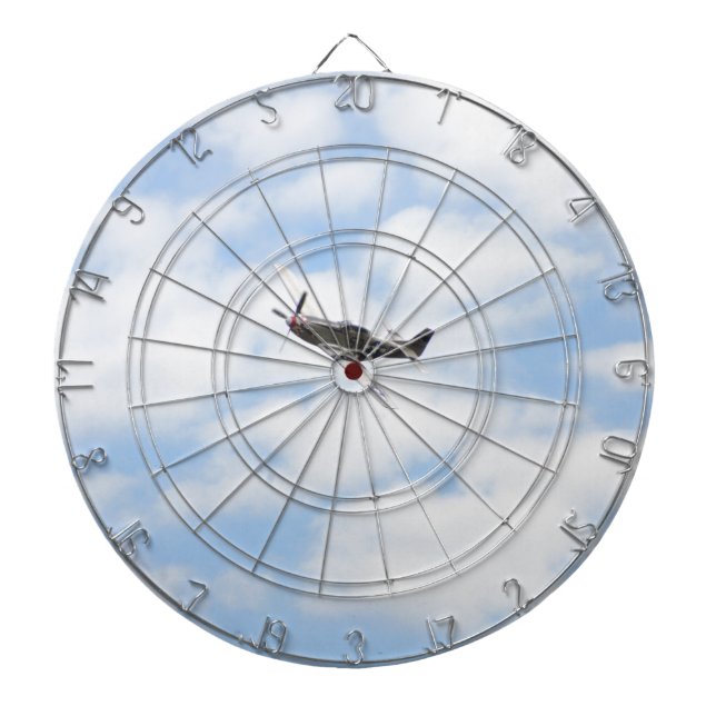 Mustang P51 im Flug Dartscheibe (vorne)