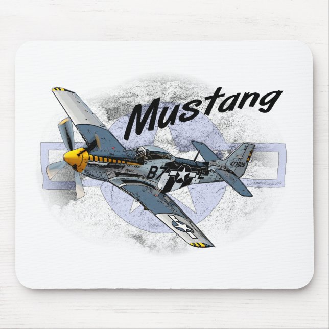 Mustang P51 Mousepad (Vorne)