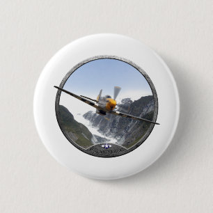 Mustang P-51 Button