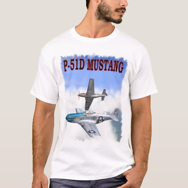 MUSTANG P-51 T-Shirt (Vorderseite)