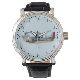 Mustang P-51D Luftfahrzeuge Armbanduhr