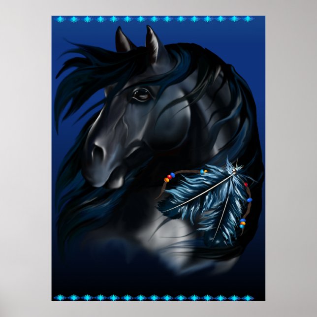Mustang Print Poster (Vorne)