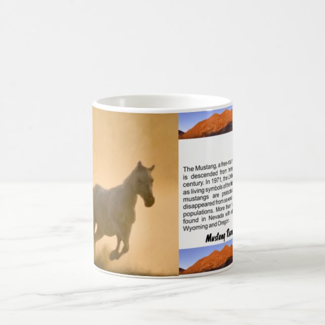 Mustang Roundup Kaffeetasse (Mittel)