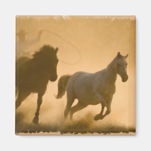 Mustang Roundup Magnet (Vorne)