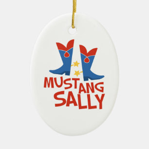 Mustang Sally Keramik Ornament