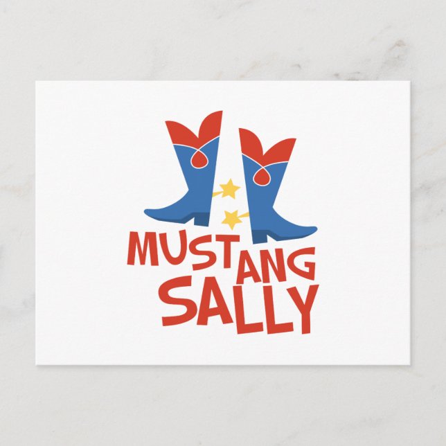 Mustang Sally Postkarte (Vorderseite)