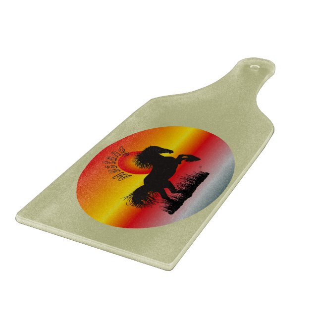 Mustang Schneidebrett (Ecke)